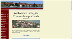 Desktop Screenshot of ferienwohnungen-lusch-hagnau.de